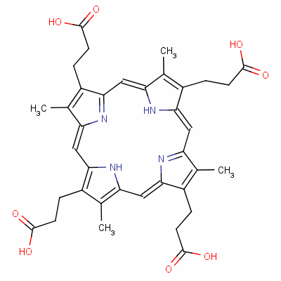 粪卟啉i结构式