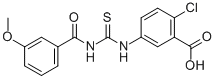 2-Chloro-5-[[[(3-methoxybenzoyl)amino]thioxomethyl ]amino]-benzoic acid Structure,531535-68-9Structure