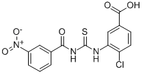 4-Chloro-3-[[[(3-nitrobenzoyl)amino]thioxomethyl ]amino]-benzoic acid Structure,531538-24-6Structure