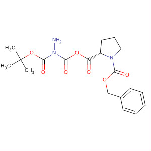 (2S)-2-[n’-(tert-butoxycarbonyl)hydrazinocarbonyl ]-1-pyrrolidinecarboxylic acid benzyl ester Structure,53157-64-5Structure