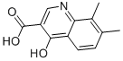 7,8-Dimethyl-4-hydroxyquinoline-3-carboxylic acid Structure,53164-36-6Structure