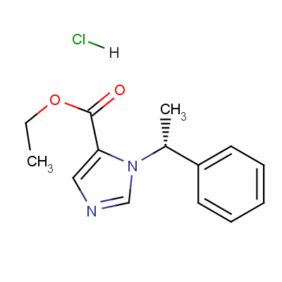 Ethyl (r)-1-(1-phenylethyl)-1h-imidazole-5-carboxylate monohydrochloride Structure,53188-20-8Structure