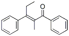 2-Methyl-1,3-diphenyl-2-penten-1-one Structure,53190-02-6Structure