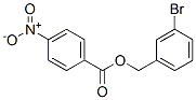 4-Nitrobenzoic acid 3-bromobenzyl ester Structure,53218-04-5Structure