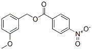 4-Nitrobenzoic acid 3-methoxybenzyl ester Structure,53218-07-8Structure