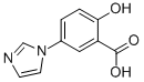 2-Hydroxy-5-imidazol-1-yl-benzoic acid Structure,53242-52-7Structure