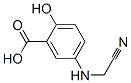 5-[(Cyanomethyl)amino]-2-hydroxybenzoic acid Structure,53242-69-6Structure