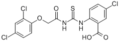 5-Chloro-2-[[[[(2,4-dichlorophenoxy)acetyl ]amino]thioxomethyl ]amino]-benzoic acid Structure,532422-48-3Structure