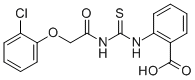 2-[[[[(2-Chlorophenoxy)acetyl ]amino]thioxomethyl ]amino]-benzoic acid Structure,532423-41-9Structure