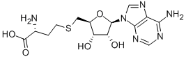 (R)-2-氨基-4-((((2s,3s,4r,5r)-5-(6-氨基-9h-嘌呤-9-基)-3,4-二羟基四氢呋喃-2-基)甲基)硫代)丁酸结构式_53276-26-9结构式