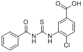 3-[[(Benzoylamino)thioxomethyl ]amino]-4-chloro-benzoic acid Structure,532948-64-4Structure