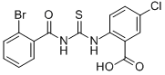 2-[[[(2-Bromobenzoyl)amino]thioxomethyl ]amino]-5-chloro-benzoic acid Structure,532982-22-2Structure