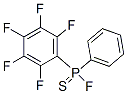 Fluoro(pentafluorophenyl)(phenyl)phosphine sulfide Structure,53327-27-8Structure