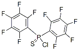 Bis(pentafluorophenyl)chlorophosphine sulfide Structure,53327-28-9Structure