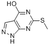 6-(Methylthio)-1h-pyrazolo[3,4-d]pyrimidin-4-ol Structure,5334-26-9Structure