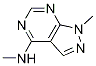 N,1-dimethyl-1h-pyrazolo[3,4-d]pyrimidin-4-amine Structure,5334-49-6Structure