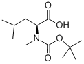 Boc-N-methyl-L-leucine Structure