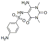 4-氨基-N-(6-氨基-1,3-二甲基-2,4-二氧代-1,2,3,4-四氢嘧啶-5-基)苯磺酰胺结构式_53385-40-3结构式