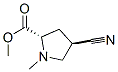 反式-(9ci)-4-氰基-1-甲基-脯氨酸甲酯结构式_53386-75-7结构式