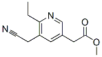 (9ci)-5-(氰基甲基)-6-乙基-3-吡啶乙酸甲酯结构式_533939-33-2结构式