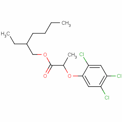 2-Ethylhexyl 2-(2,4,5-trichlorophenoxy)propionate Structure,53404-76-5Structure