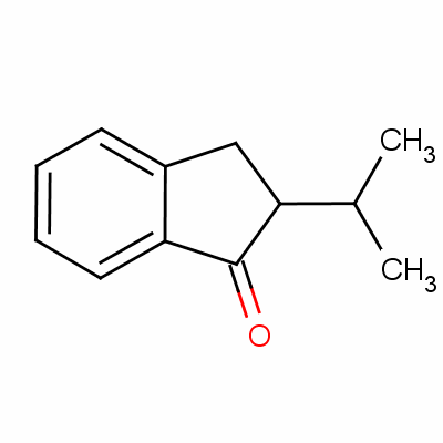 2-异丙基茚烷-1-酮结构式_53446-63-2结构式