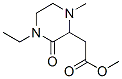 (9ci)-4-乙基-1-甲基-3-氧代-2-哌嗪乙酸甲酯结构式_534603-24-2结构式