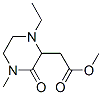 (9ci)-1-乙基-4-甲基-3-氧代-2-哌嗪乙酸甲酯结构式_534603-34-4结构式