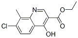 Ethyl 7-chloro-4-hydroxy-8-methyl-3-quinolinecarboxylate Structure,5350-94-7Structure