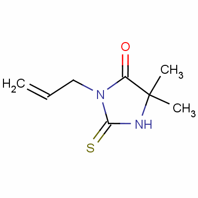 3-Allyl-5,5-dimethyl-2-thioxoimidazolidin-4-one Structure,53517-95-6Structure