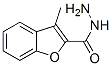 3-Methyl-benzofuran-2-carboxylic acid hydrazide Structure,53524-81-5Structure