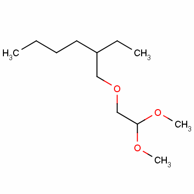 1-(2,2-Dimethoxyethoxy)-2-ethylhexane Structure,53533-25-8Structure