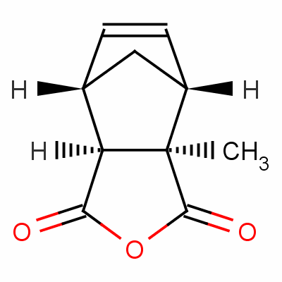 (1alpha,2alpha,3beta,6beta)-1,2,3,6-四氢甲基-3,6-甲桥邻苯二甲酸酐结构式_53584-57-9结构式