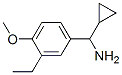 Benzenemethanamine,alpha-cyclopropyl-3-ethyl-4-methoxy-(9ci) Structure,535926-44-4Structure