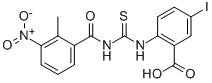 5-Iodo-2-[[[(2-methyl-3-nitrobenzoyl)amino]thioxomethyl ]amino]-benzoic acid Structure,535938-13-7Structure