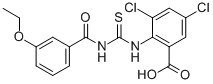 3,5-Dichloro-2-[[[(3-ethoxybenzoyl)amino]thioxomethyl ]amino]-benzoic acid Structure,535939-08-3Structure