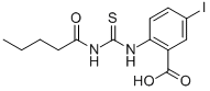 5-Iodo-2-[[[(1-oxopentyl)amino]thioxomethyl ]amino]-benzoic acid Structure,535941-70-9Structure