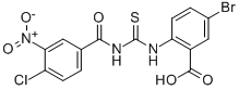 5-Bromo-2-[[[(4-chloro-3-nitrobenzoyl)amino]thioxomethyl ]amino]-benzoic acid Structure,535956-00-4Structure