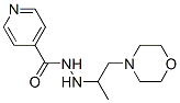 2-(1-甲基-2-吗啉乙基)异烟酸肼结构式_53643-51-9结构式