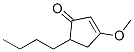 5-Butyl-3-methoxy-2-cyclopenten-1-one Structure,53690-89-4Structure