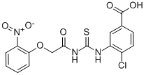 4-Chloro-3-[[[[(2-nitrophenoxy)acetyl]amino]thioxomethyl]amino]-benzoic acid Structure,536986-10-4Structure