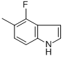 1H-indole,4-fluoro-5-methyl-(9ci) Structure,537013-49-3Structure