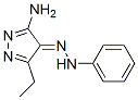 4H-pyrazol-4-one,3-amino-5-ethyl-,phenylhydrazone(9ci) Structure,537037-70-0Structure