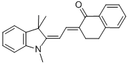 (2E)-2-[(2e)-2-(1,3,3-trimethyl-1,3-dihydro-2h-indol-2-ylidene)ethylidene]-3,4-dihydronaphthalen-1(2h)-one Structure,53704-25-9Structure