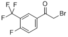 4-Fluoro-3-(trifluoromethyl)phenacyl bromid Structure,537050-14-9Structure