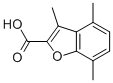 3,4,7-Trimethyl-1-benzofuran-2-carboxylic acid Structure,53715-96-1Structure