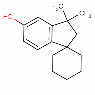 2,3-二氢-3,3-二甲基螺[环己烷-1,1-[1h]茚]-5-醇结构式_53718-33-5结构式