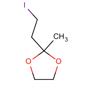 2-(2-碘乙基)-2-甲基-1,3-二氧戊环结构式_53750-51-9结构式