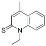 2(1H)-quinolinethione,1-ethyl-4-methyl- Structure,53761-63-0Structure