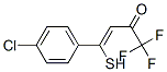 4-(4-Chlorophenyl)-1,1,1-trifluoro-4-mercapto-3-buten-2-one Structure,53765-00-7Structure